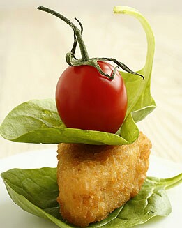 TRIÁNGULOS DE QUESO REBOZADO
