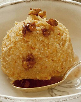 HELADOS DE PAN CON MIGAS CARAMELIZADAS