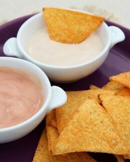 NACHOS CON QUESO ROSA