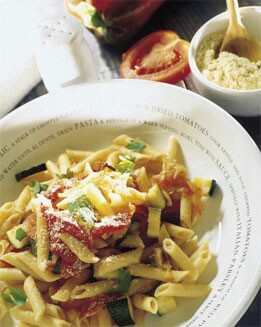 MACARRONES AL ESTILO MEDITERRANEO