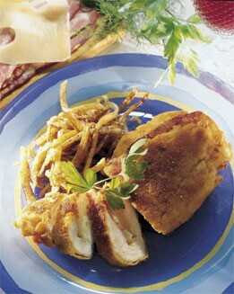 MILANESAS DE POLLO Y BACÓN A LAS FINAS HIERBAS