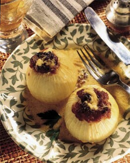 CEBOLLAS RELLENA DE CARNE CON PIÑONES