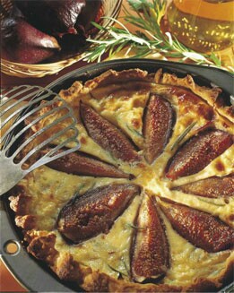TARTALETA DE HIGOS Y CEBOLLAS