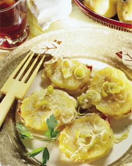 PATATAS REBOZADAS CON JAMÓN