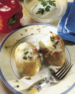 PATATAS RELLENAS A LA MEDITERRÁNEA