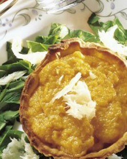 TARTALETAS RELLENAS DE CREMA DE ZANAHORIAS