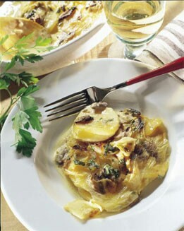 PATATAS HORNEADAS A LA CREMA