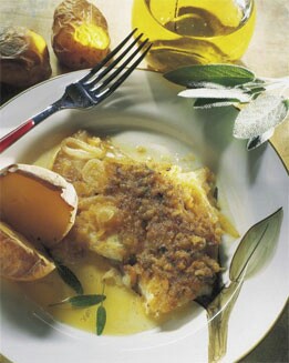 RODABALLO EN SALSA DE FRUTOS SECOS