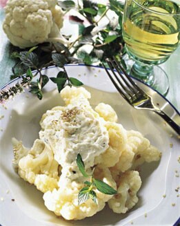 COLIFLOR CON SALSA DE SÉSAMO
