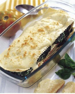 LASAÑA DE ESPINACAS