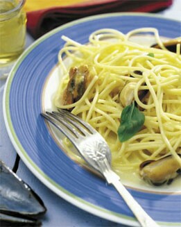 ESPAGUETI CON MEJILLONES