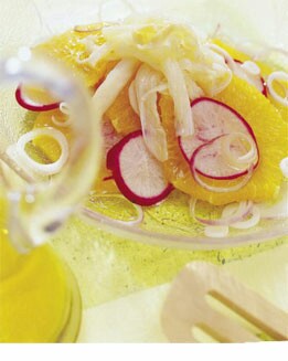 ENSALADA DE NARANJAS Y BACALAO