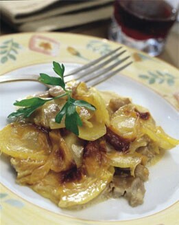 PASTEL DE PATATAS Y SETAS