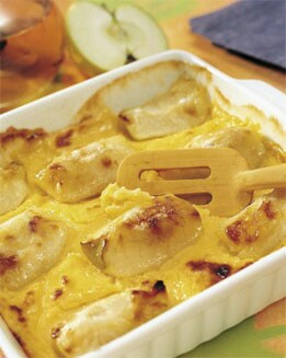 CREMA CON MANZANAS