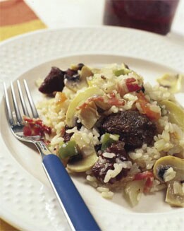 CHAMPIÑONES AL RISOTTO