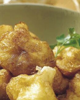 BUÑUELOS DE COLIFLOR
