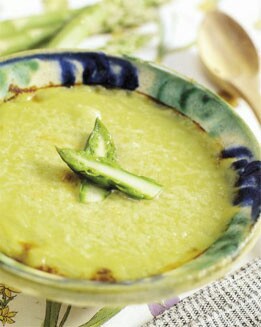 CREMA DE ESPÁRRAGOS GRATINADOS