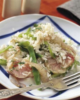 ENSALADA DE ARROZ CON ATÚN MARINADO