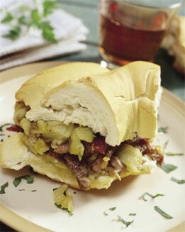 ROSCA CALIENTE RELLENA DE CARNE