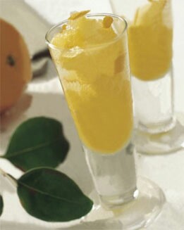 SORBETE DE TEQUILA Y NARANJA