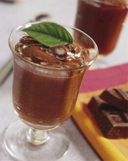 MOUSSE DE CHOCOLATE AL AROMATIZADO CON CAFÉ