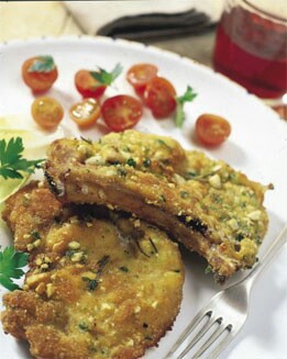 CHULETAS DE CERDO CON FINAS HIERBAS