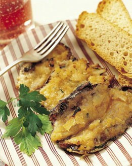 GRILL DE SARDINAS A LA MILANESA