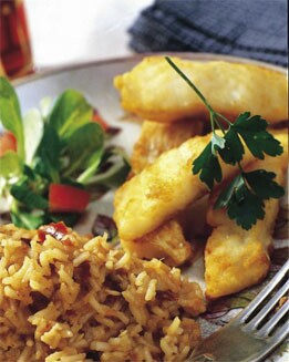 ARROZ EN SALSA ROMESCU CON BACALAO