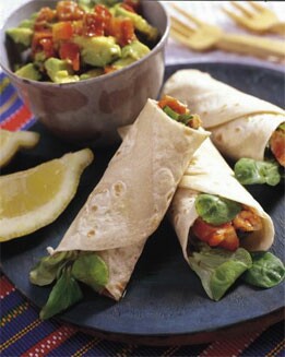 BURRITOS DE POLLO PICANTES