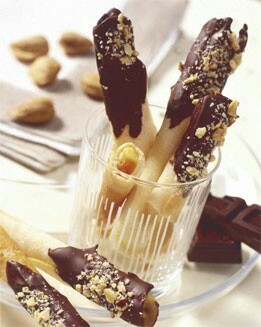 BARQUILLOS DE CHOCOLATE