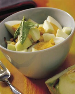 ENSALADA TIBIA DE LECHUGA Y MANZANA
