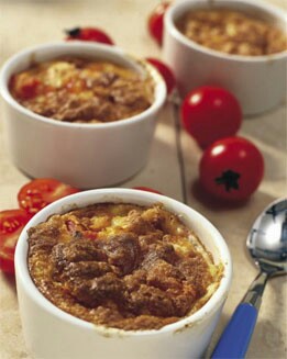 MINI SOUFFLÉS DE TOMATE Y BASÍLICA