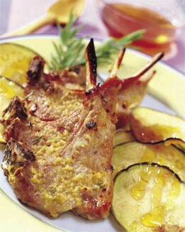 CHIP DE BERENJENAS CON CHULETAS DE CORDERO