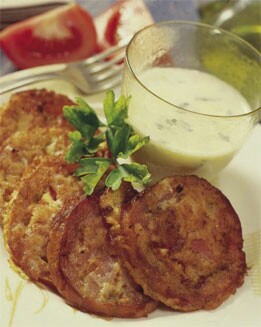 TOMATES FRITOS  CON QUESO DE CABRA Y ESTRAGÓN
