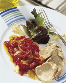 ATÚN CON MERMELADA DE PIMIENTOS