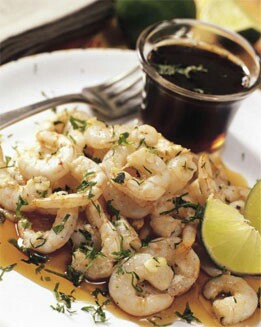 PARRILADA DE GAMBAS AL CILANTRO