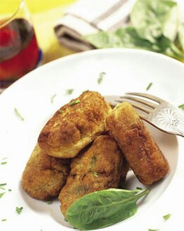 CROQUETAS DE CHORIZO Y ESPINACAS