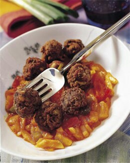 ALBÓNDIGAS EN SALSA DE PISTO