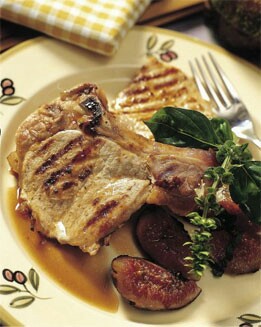 CHULETAS DE CERDO CON HIGOS