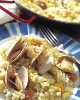 ARROZ CON RAPE Y ALMEJAS