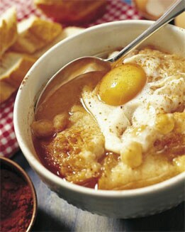 SOPA CASTELLANA CON GARBANZOS