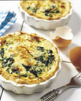 TARTALETAS DE ESPINACAS Y QUESO