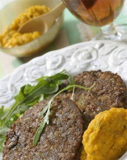 FILETES VEGETALES CON SALSA DE ZANAHORIA ( RÁPIDA)