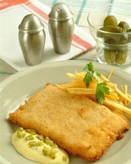 SAN JACOBO CON SALSA DE PEPINILLOS