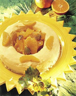 CORONA HELADA DE MANDARINA