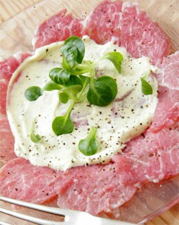 CARPACCIO A LAS FINAS HIERBAS (RÁPIDA)
