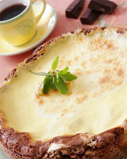 TARTA DE CHOCOLATE Y QUESO