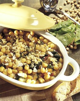 POTAJE DE GARBANZOS CON ESPINACAS