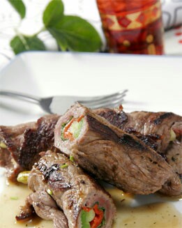 ROLLITOS DE CARNE CON VERDURAS