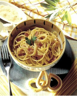 ESPAGUETI A LA CARBONARA